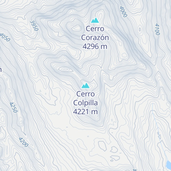 Map of Cerro Colpilla