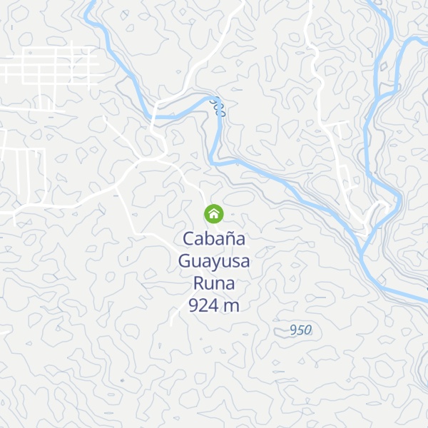 Map of Cabaña Guayusa Runa