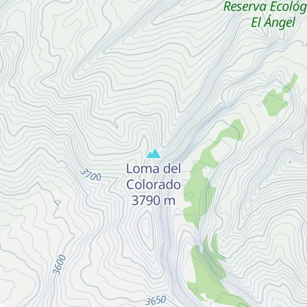 Map of Loma del Colorado