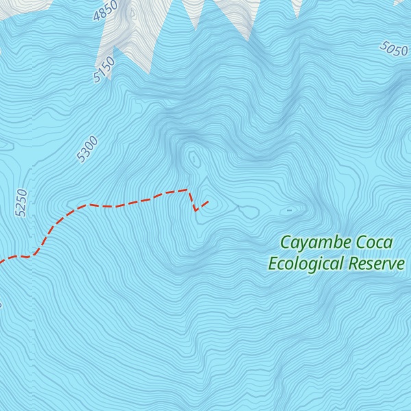 Map of Cayambe