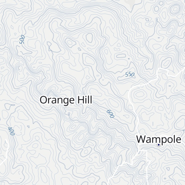 Map of Orange Hill