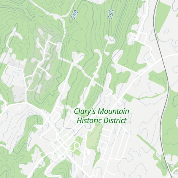 Map of Potato Hill