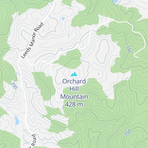 Map of Orchard Hill Mountain