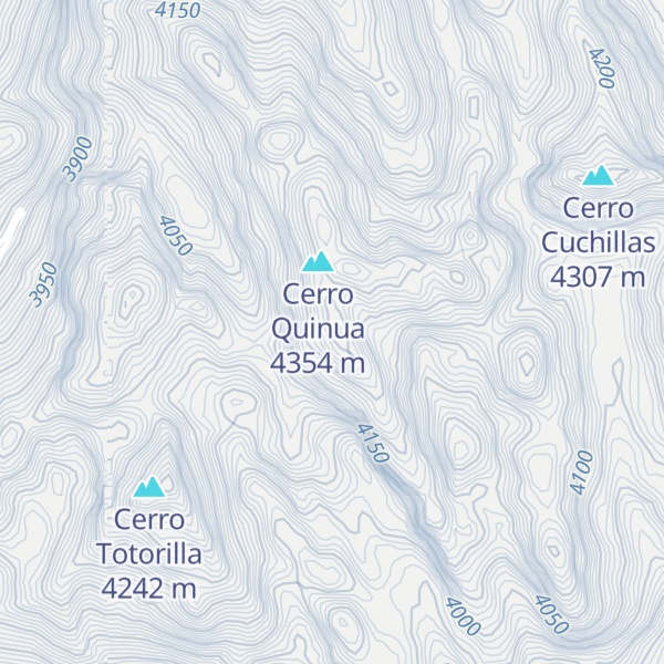 Map of Cerro Rupayshitana