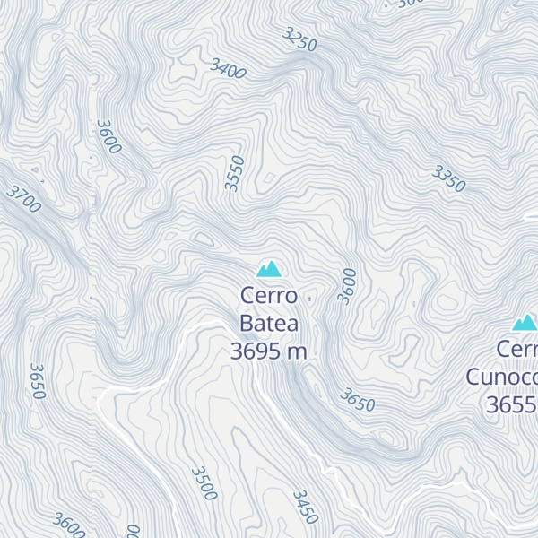 Map of Cerro Batea