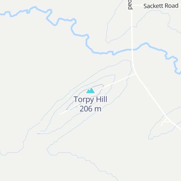 Map of Torpy Hill