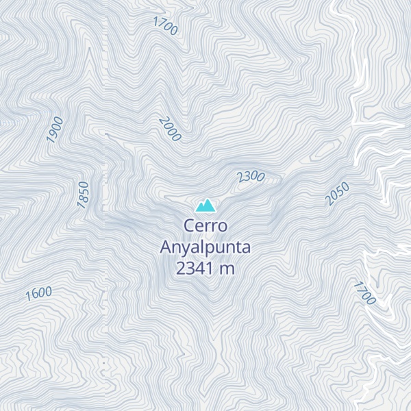 Map of Cerro Anyalpunta