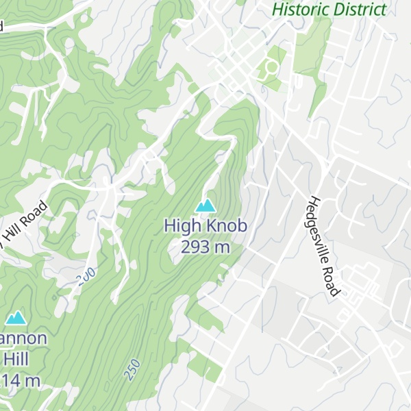 Map of High Knob