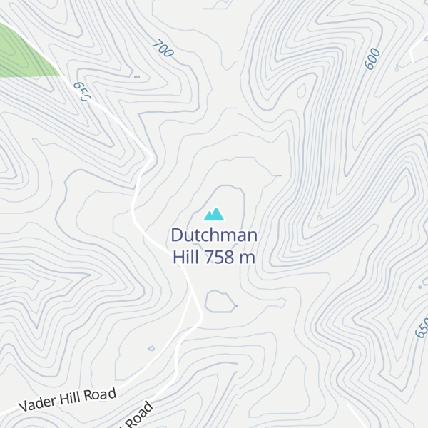 Map of Dutchman Hill