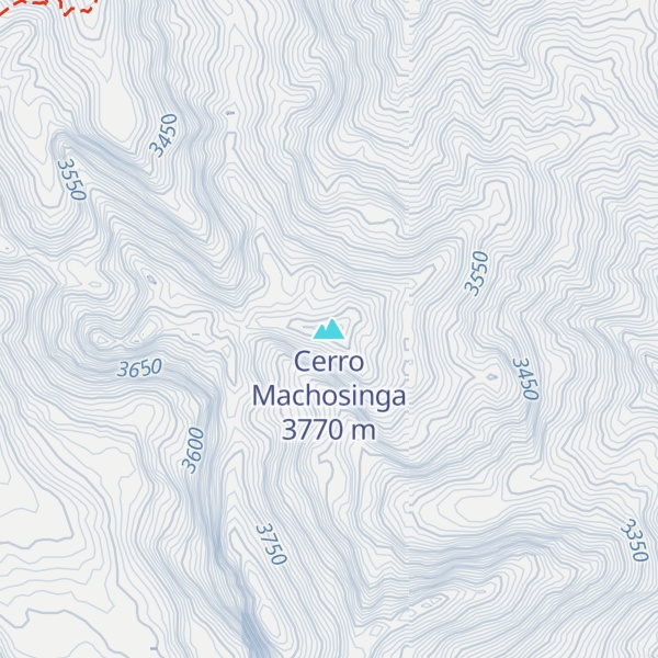 Map of Cerro Machosinga