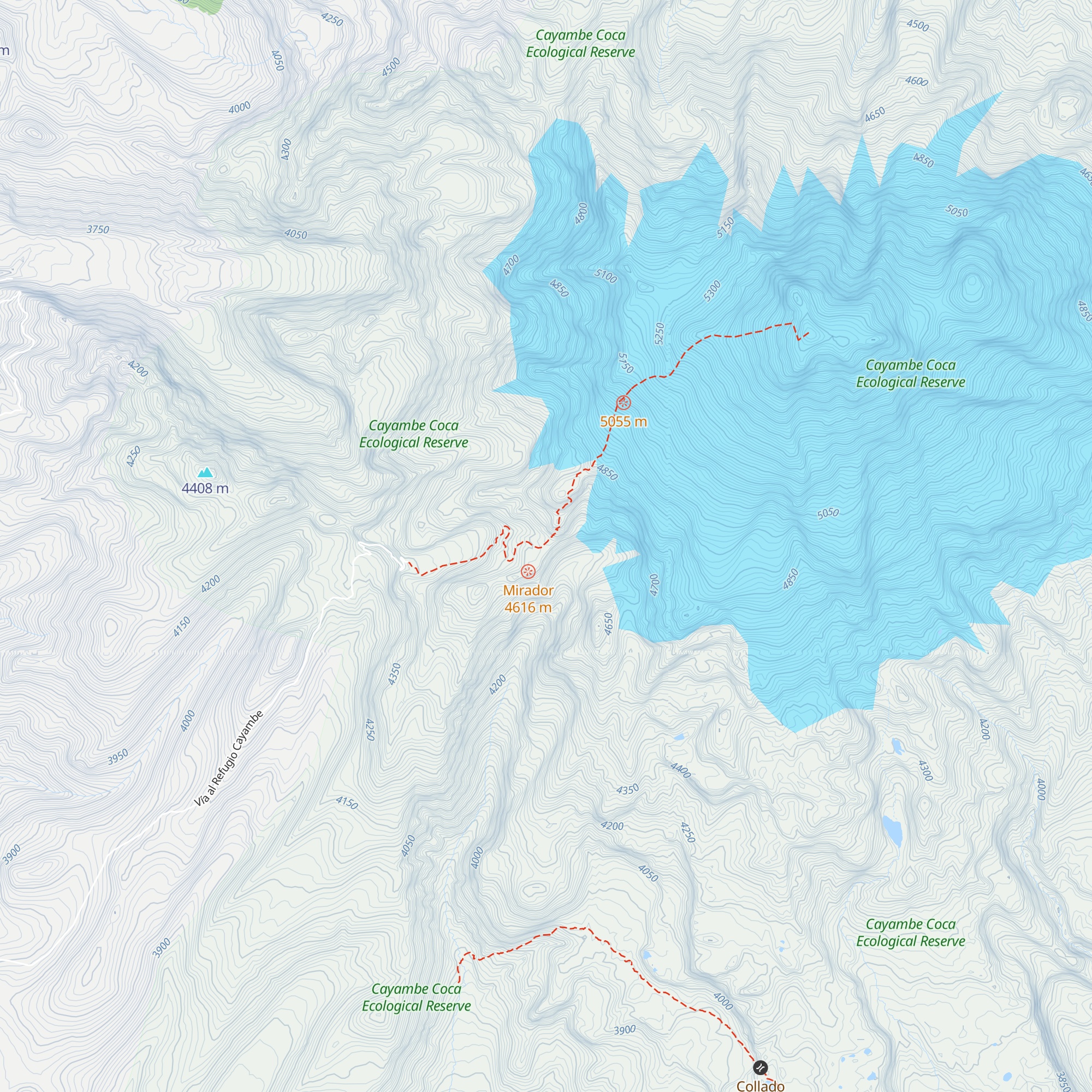 Refugio Oleas Ruales map
