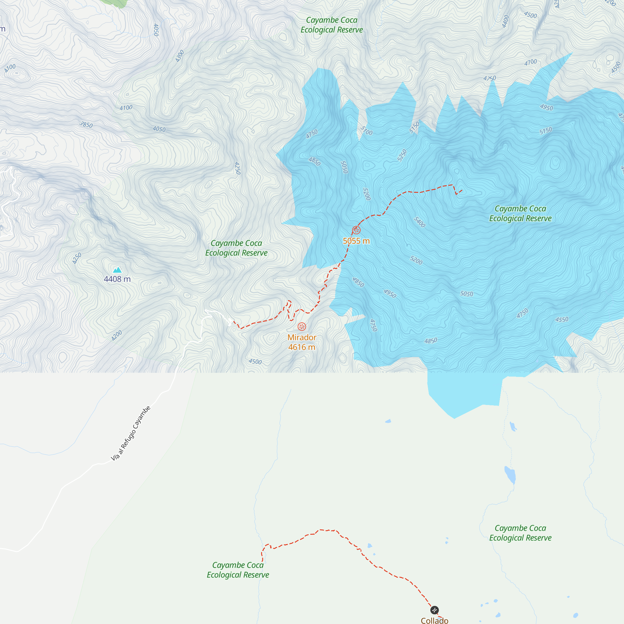Refugio Oleas Ruales map