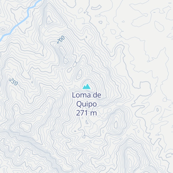 Map of Loma de Quipo