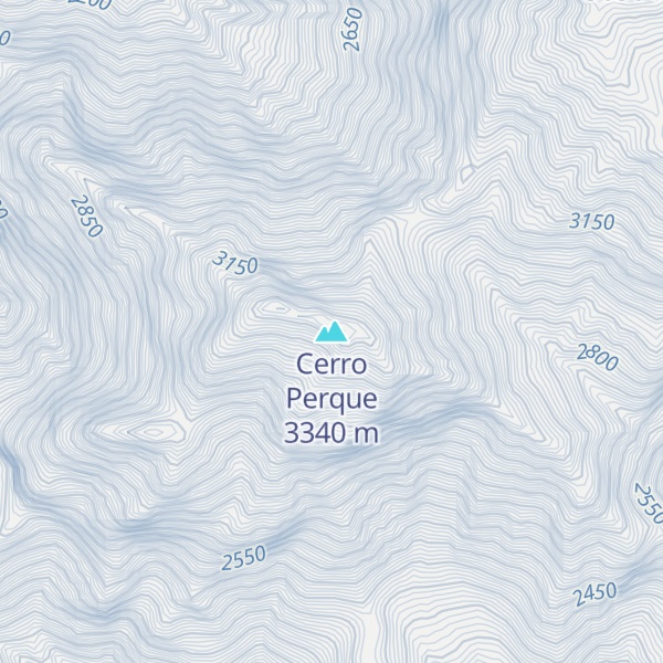 Map of Cerro Perque