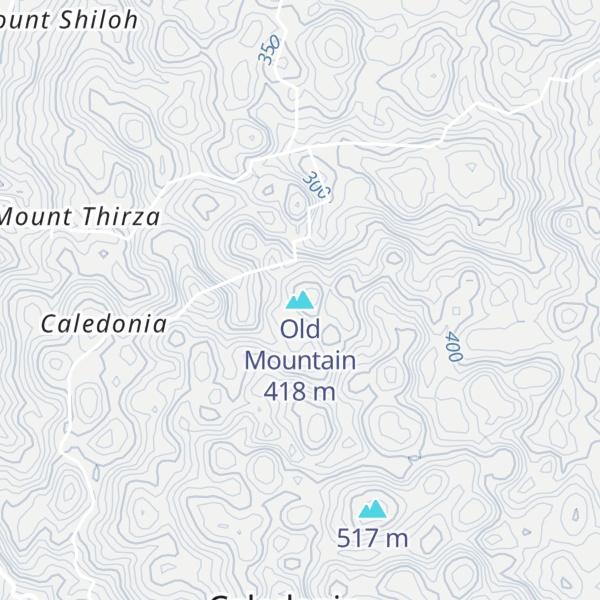 Map of Old Mountain