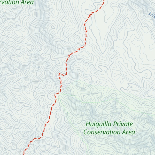 Map of Cerro Santa Clara