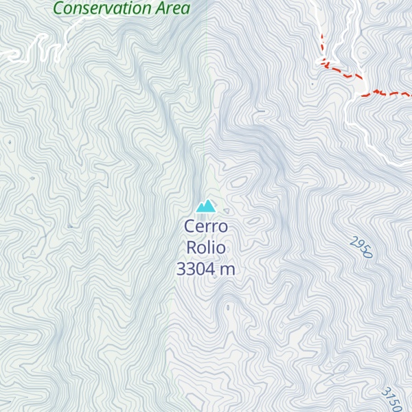 Map of Cerro Rolio