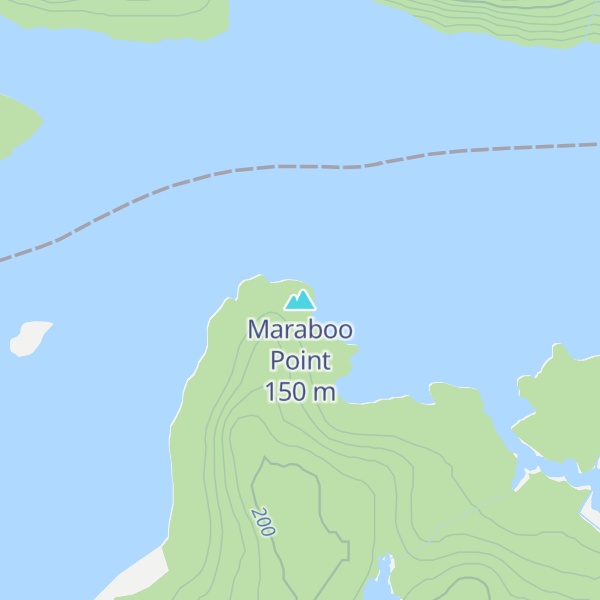Map of Maraboo Point