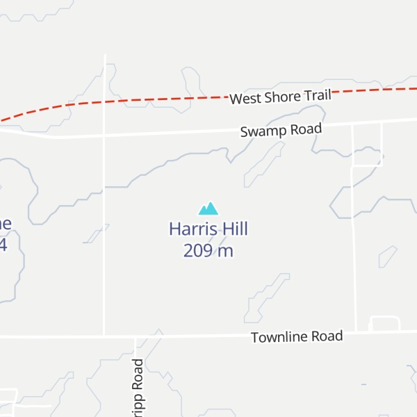 Map of Harris Hill