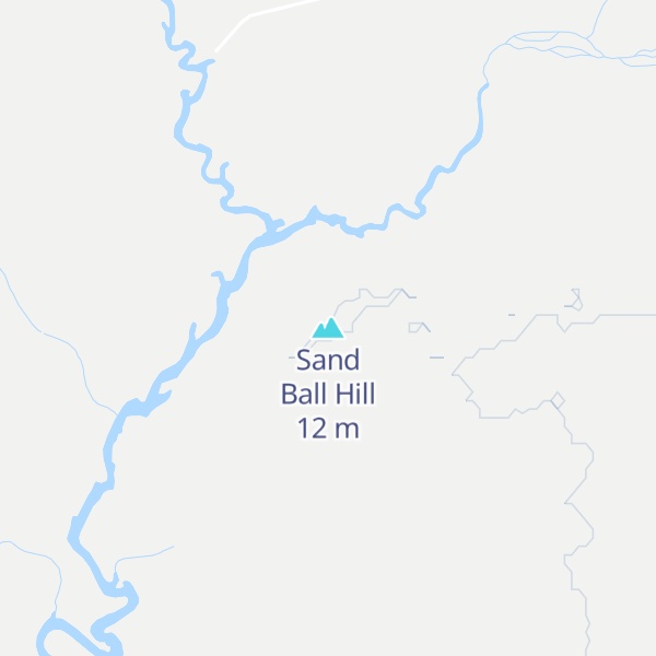 Map of Sand Ball Hill