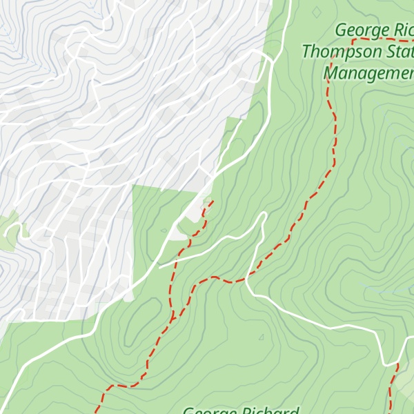 Map of Blue Mountain
