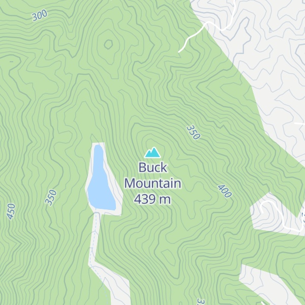 Map of Buck Mountain