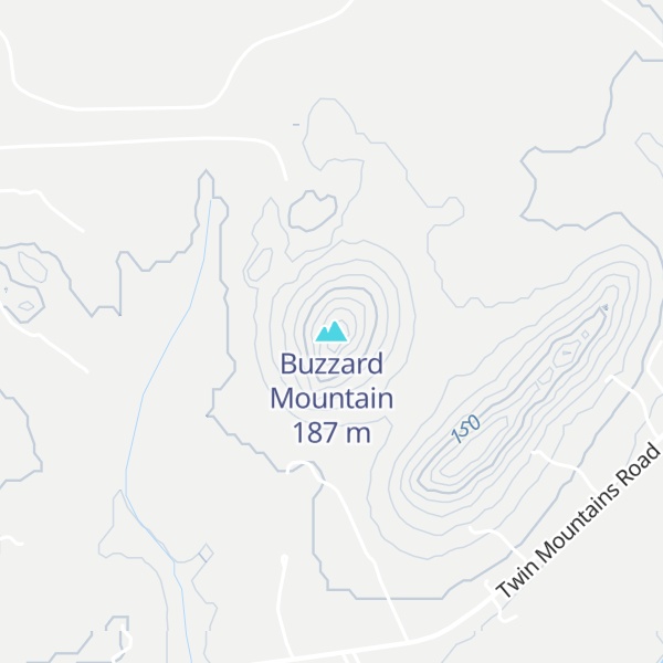 Map of Buzzard Mountain