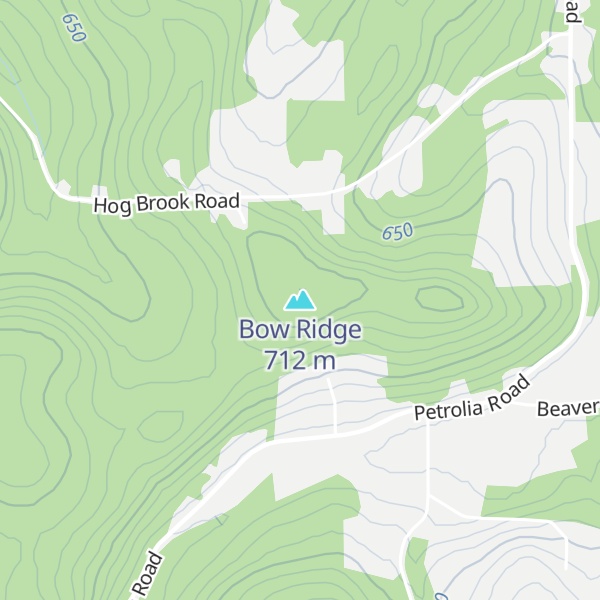 Map of Bow Ridge