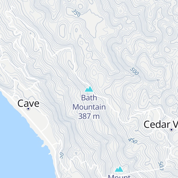 Map of Paradise Mountain