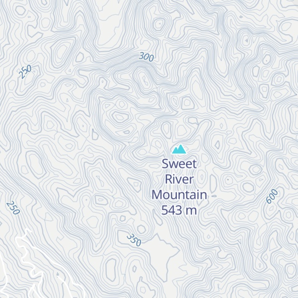 Map of Lock Mountain