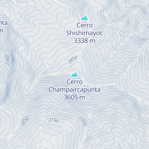 Map of Cerro Champaircapunta