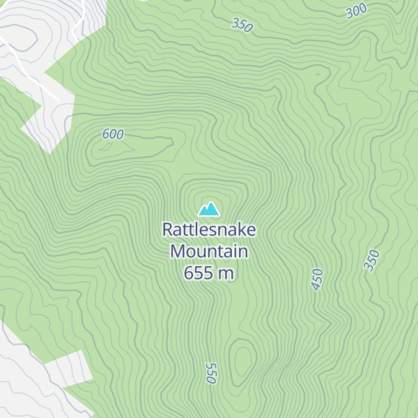 Map of Rattlesnake Mountain