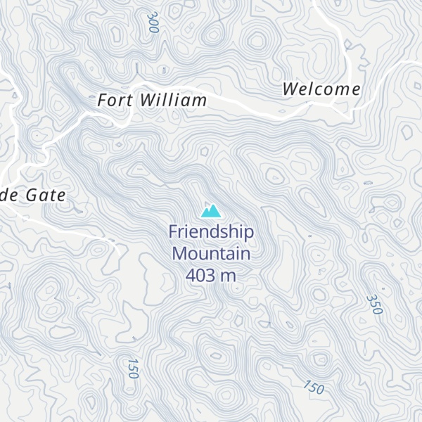 Map of Friendship Mountain