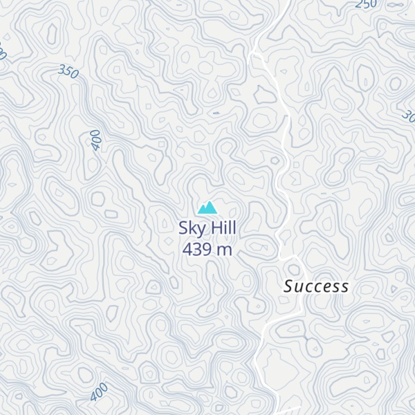 Map of Sky Hill