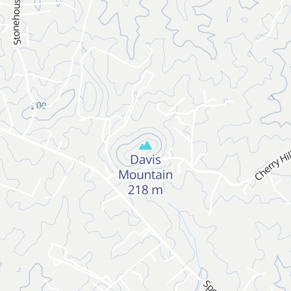 Map of Davis Mountain