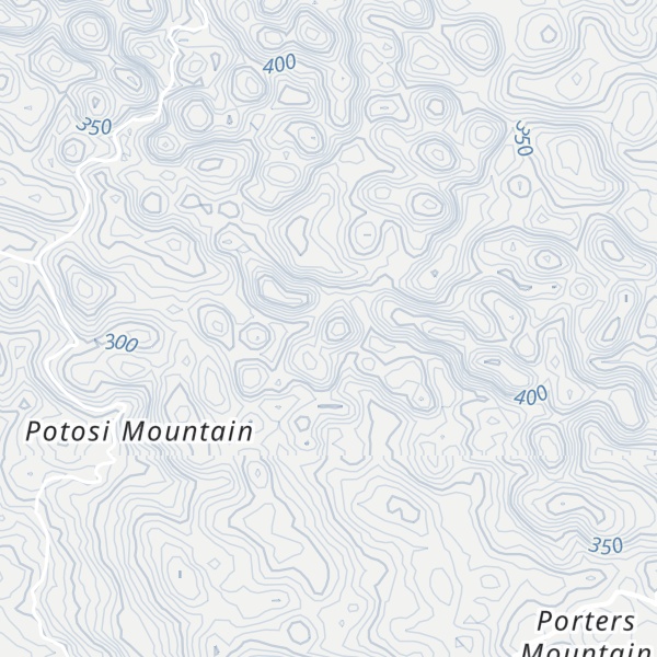 Map of Alexandria Mountain