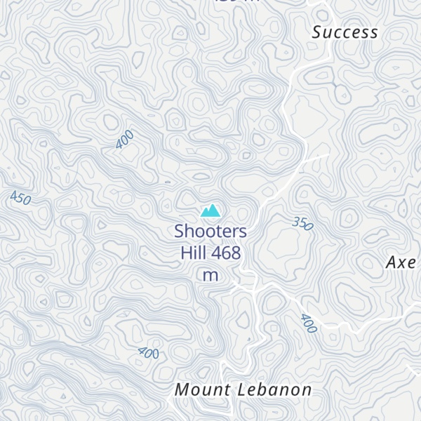 Map of Shooters Hill