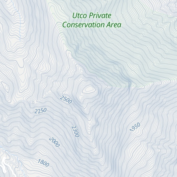 Map of Cerro Criollo