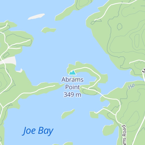 Map of Abrams Point