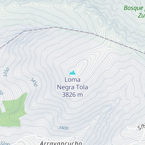 Map of Loma Negra Tola