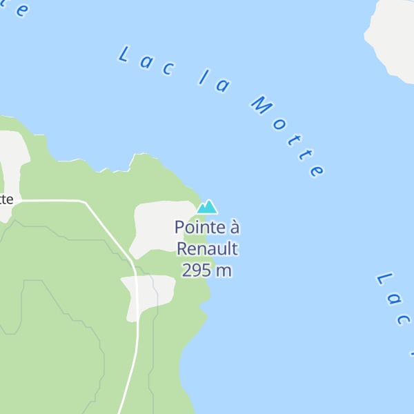 Map of Pointe à Renault