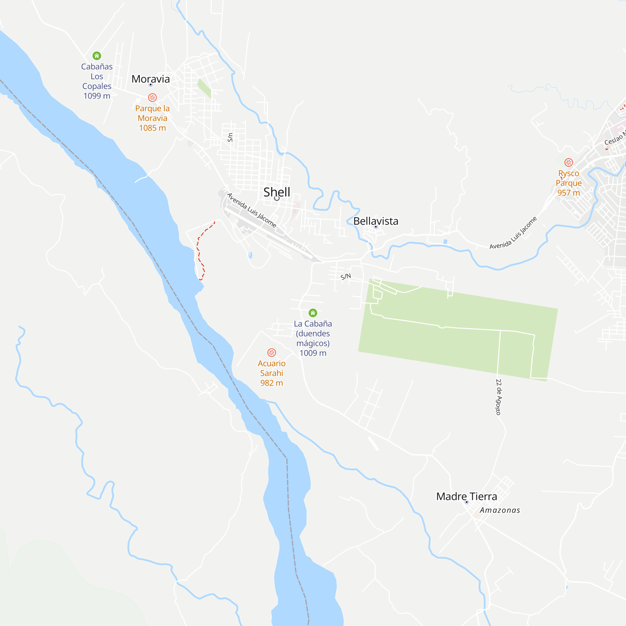 La Cabaña (duendes mágicos) map