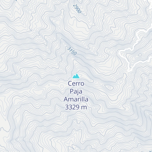 Map of Cerro Paja Amarilla
