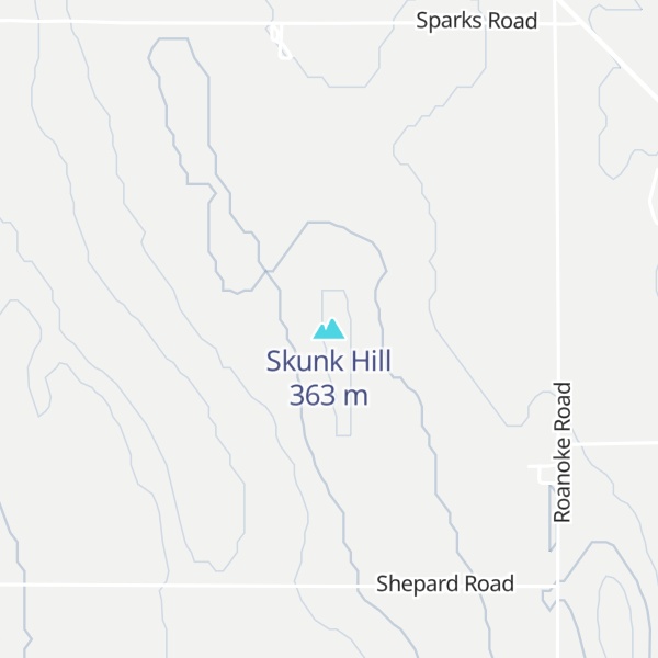 Map of Skunk Hill
