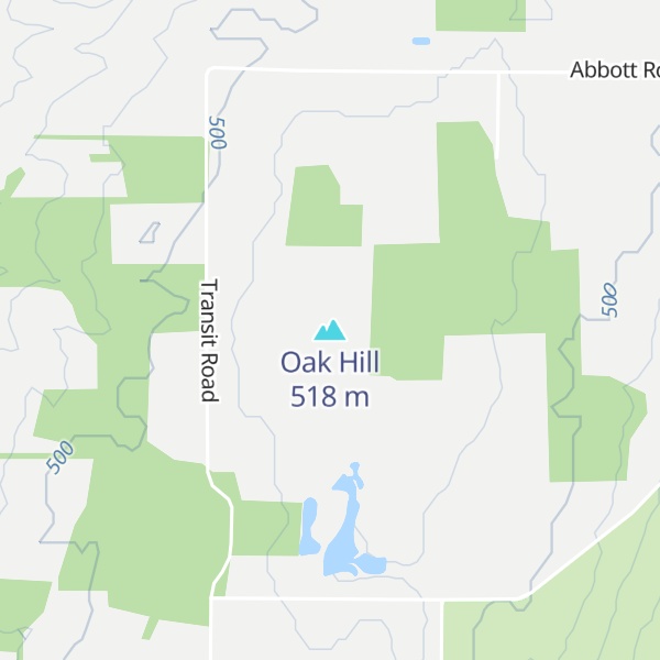 Map of Oak Hill