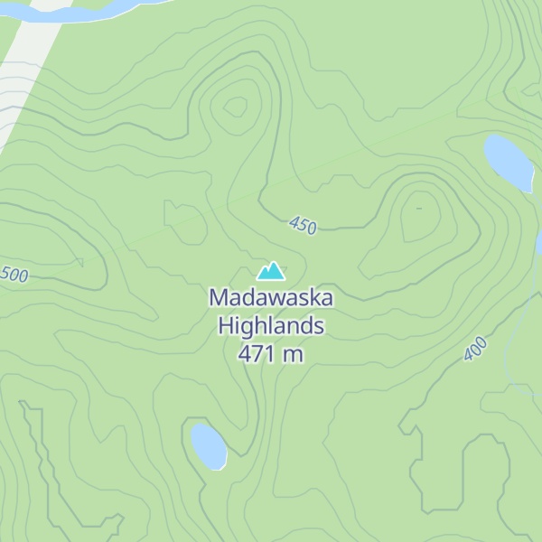 Map of Madawaska Highlands