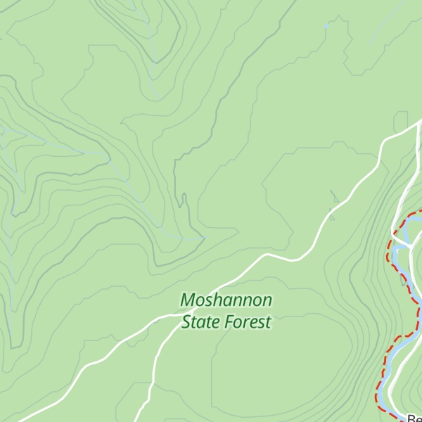 Map of Hunters Rocks