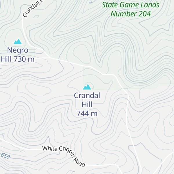 Map of Crandal Hill
