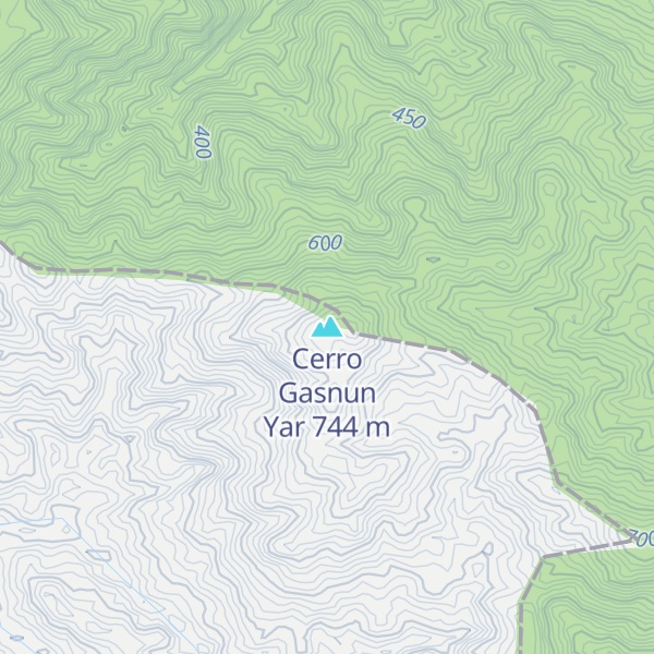 Map of Cerro Gasnun Yar
