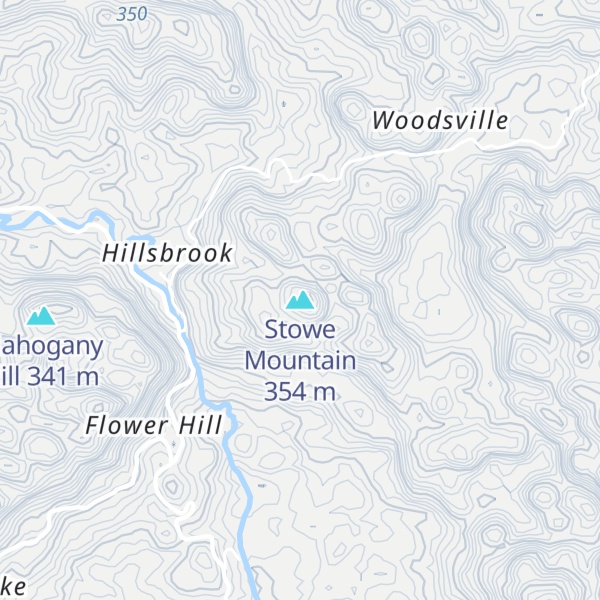 Map of Stowe Mountain